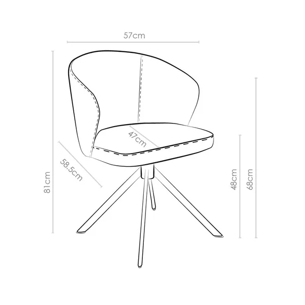Kuipstoel Lazio - Afbeelding 2