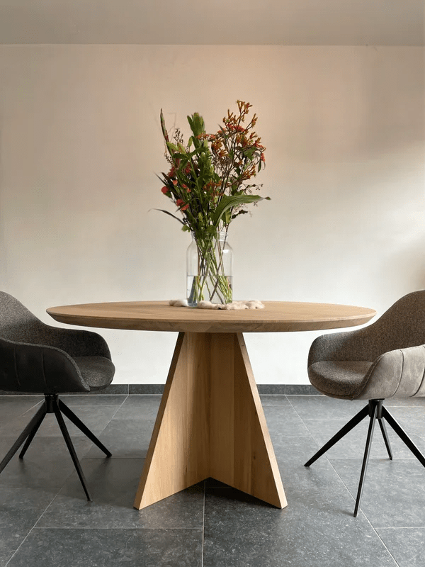 Ronde eikentafel Oslo