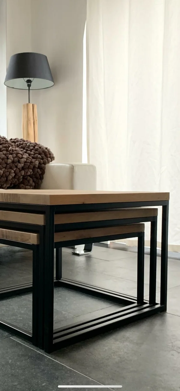 Salontafels set van 3 stuks - Afbeelding 7