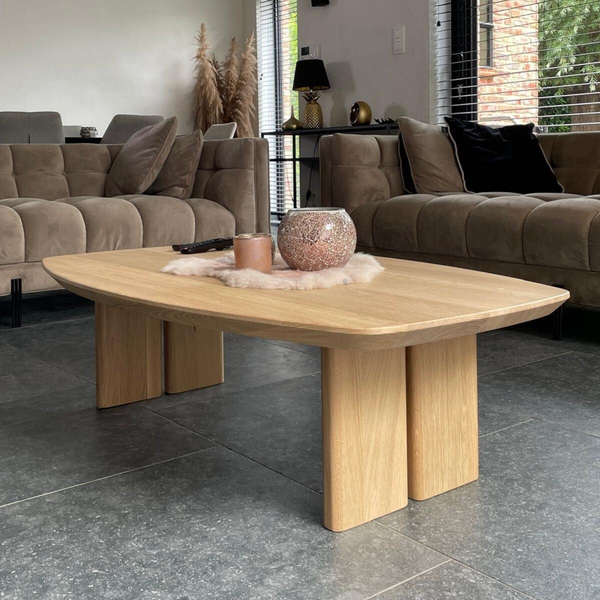 Salontafel Claire deens ovaal eiken