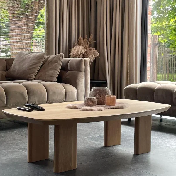 Salontafel Puur deens ovaal eiken