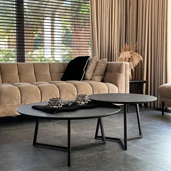 Salontafel Vera rond eik