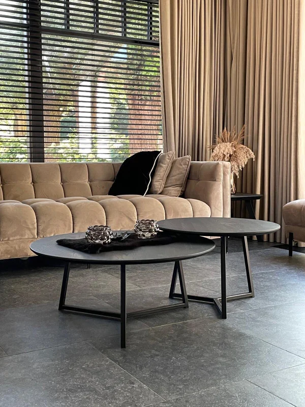 Salontafel Vera rond eik