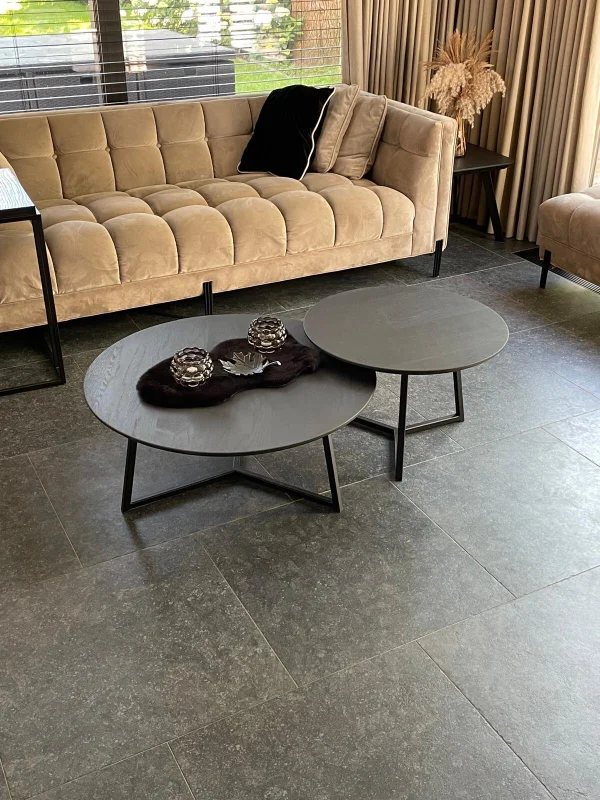 Salontafel Vera rond eik - Afbeelding 3