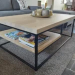 Salontafel met half dubbel verdiep