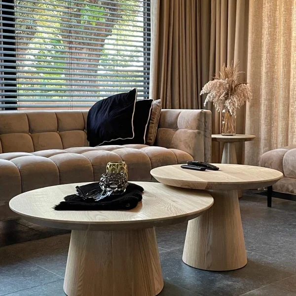 Salontafel rondo eiken