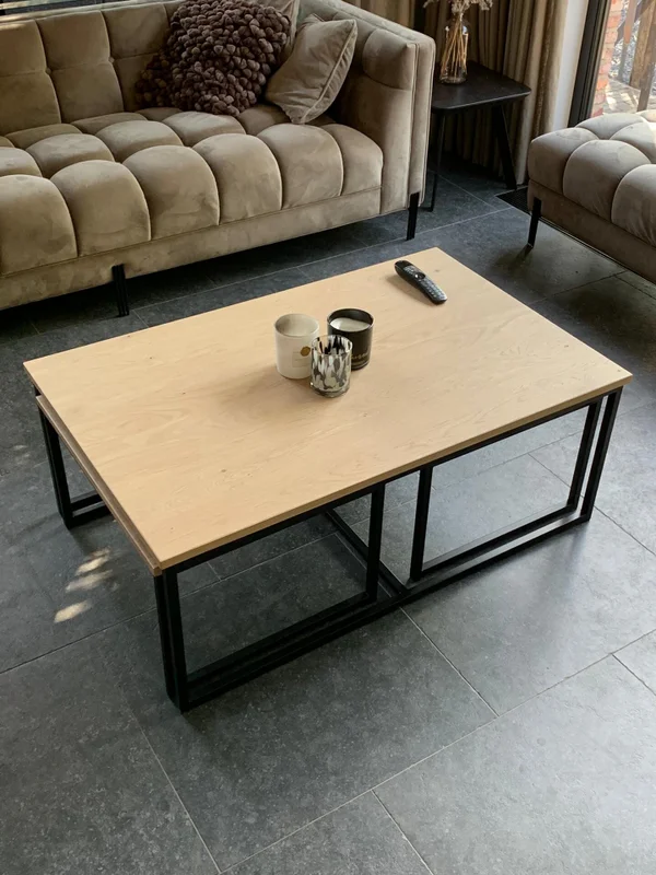 Salontafel set 3 stuks Manhattan - Afbeelding 4