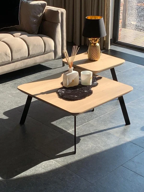 Salontafel set globo vierkant