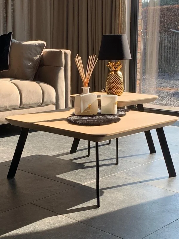 Salontafel set globo vierkant - Afbeelding 3