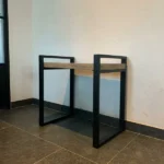 Bijzettafel plat staal