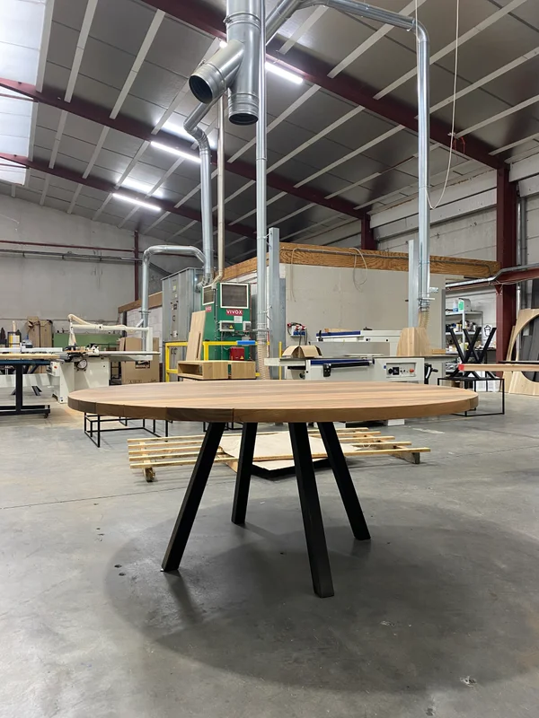 Buitentafel rond ipe - Afbeelding 2