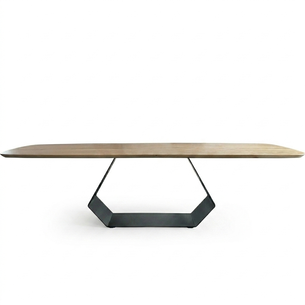 Eettafel in massieve eik Diamond