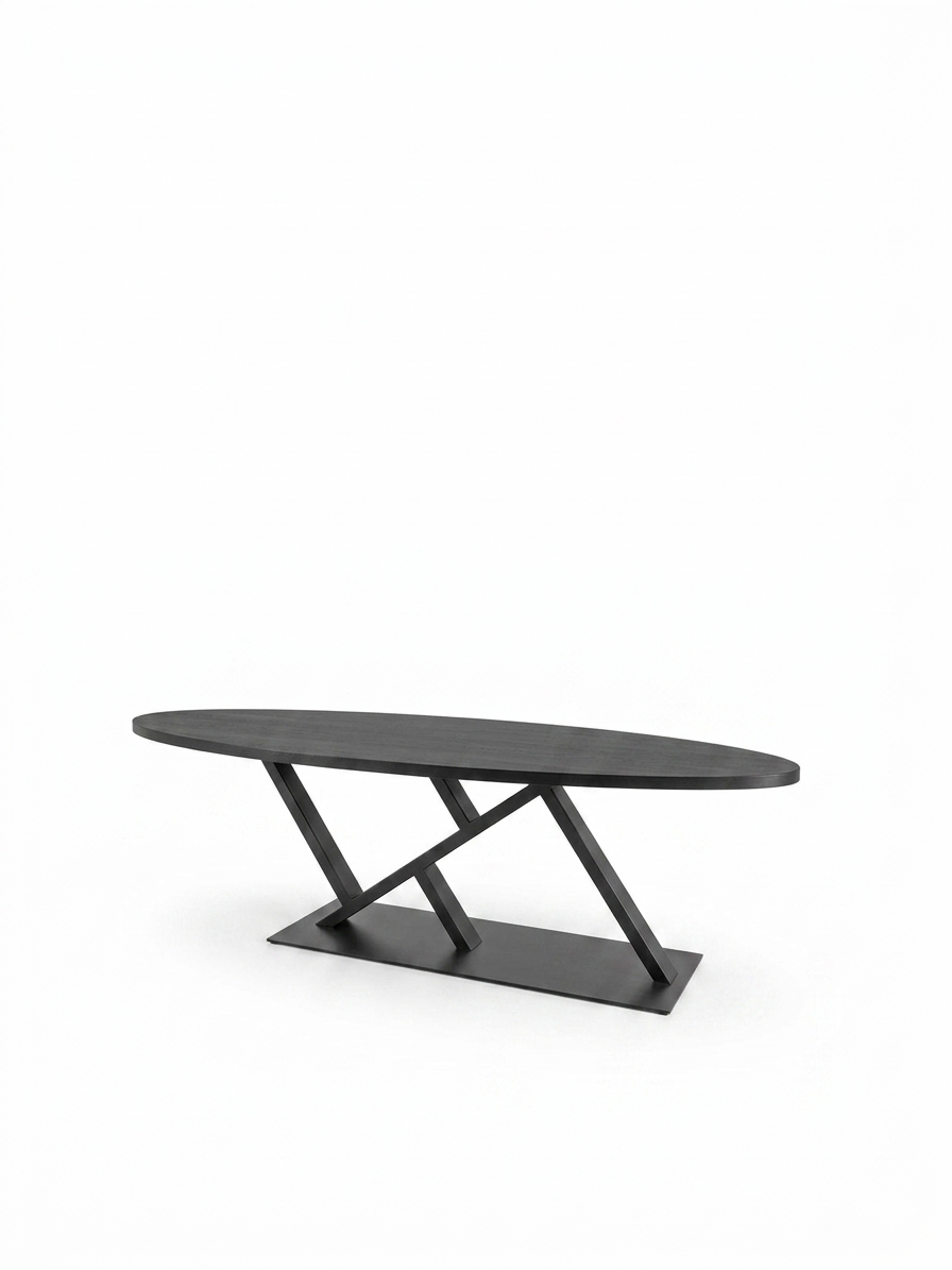 Eettafel Marly elips black