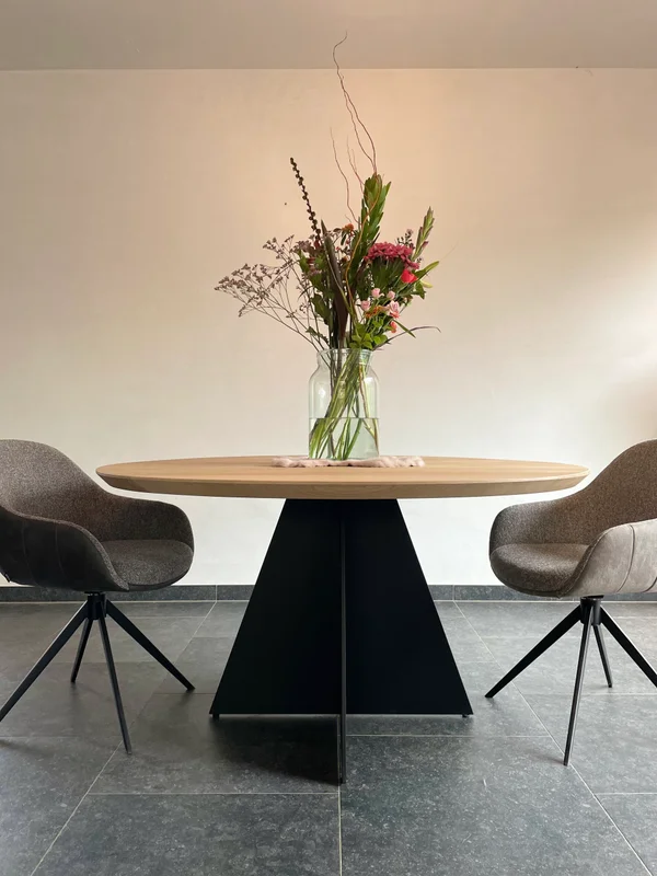 Ronde eikentafel Roia - Afbeelding 3