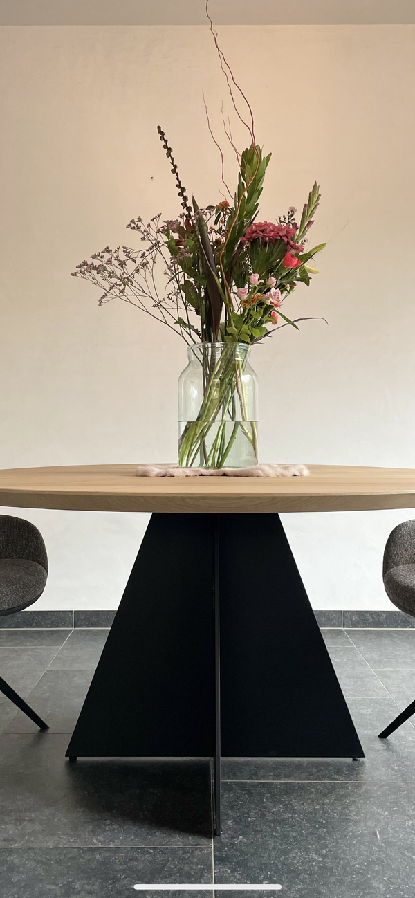 Ronde eikentafel Roia - Afbeelding 4