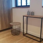 Bijzettafel in massieve eik