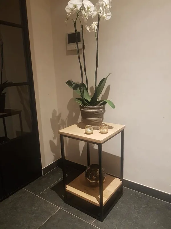 Bijzettafel met dubbel verdiep