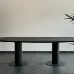Eettafel Raf double elips black