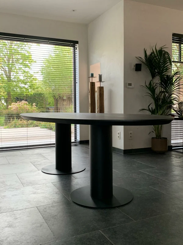 Eettafel Raf double elips black - Afbeelding 4