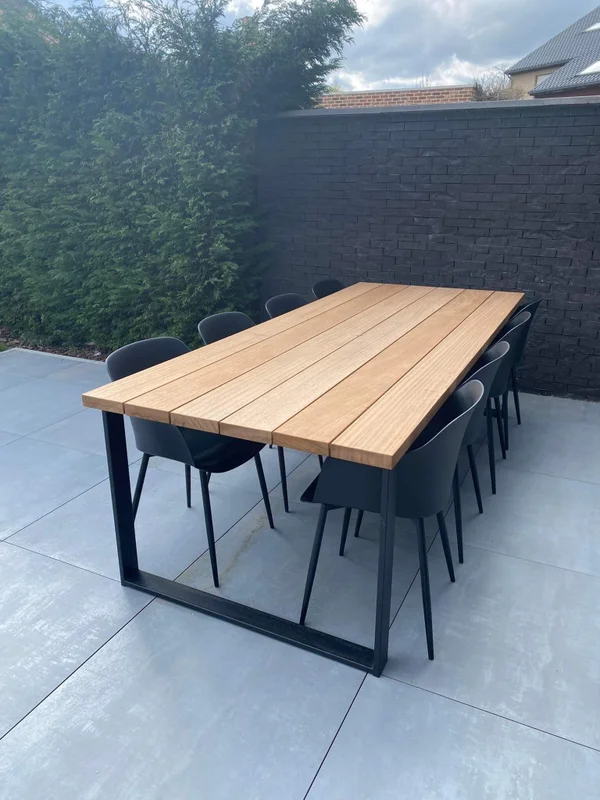 Buitentafel Iroko - Afbeelding 2
