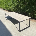 Buitentafel steigerhout u onderstel 80/20mm