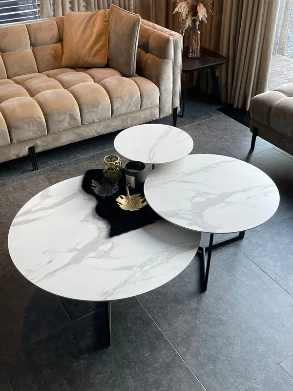 Salontafel set 3 stuks Fenix KER3494 - Afbeelding 2