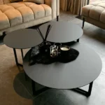 Salontafels set 3 stuks Fenix hpl nero ingo