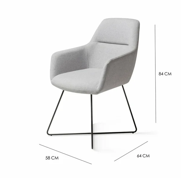 Stoel Kinko Cross Black - Afbeelding 2