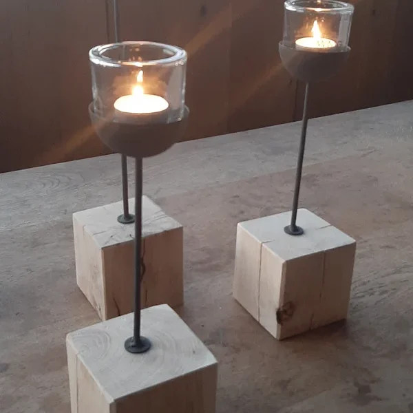 Windlicht Sophia hout