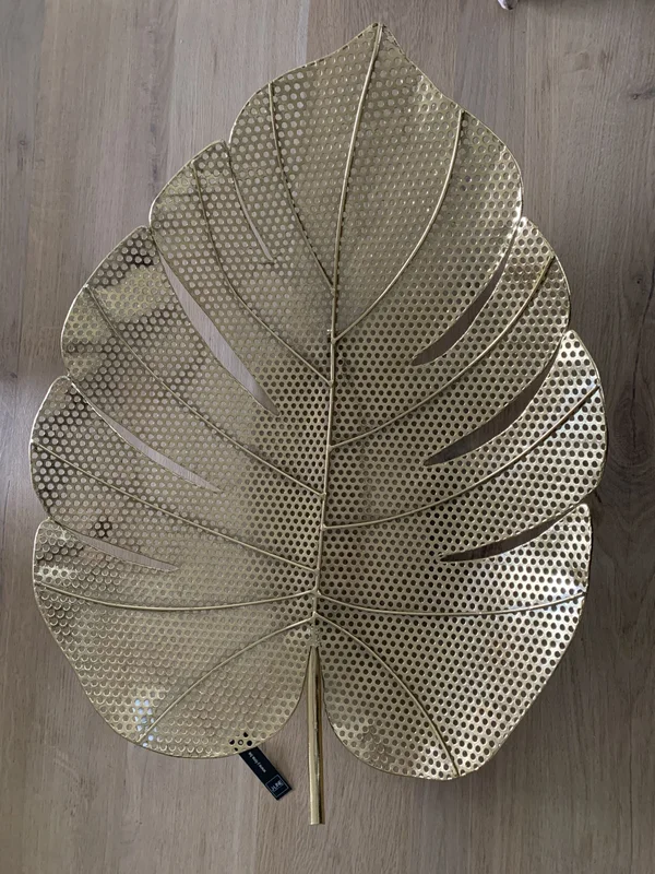 Shaal blad metaal goud - Afbeelding 2