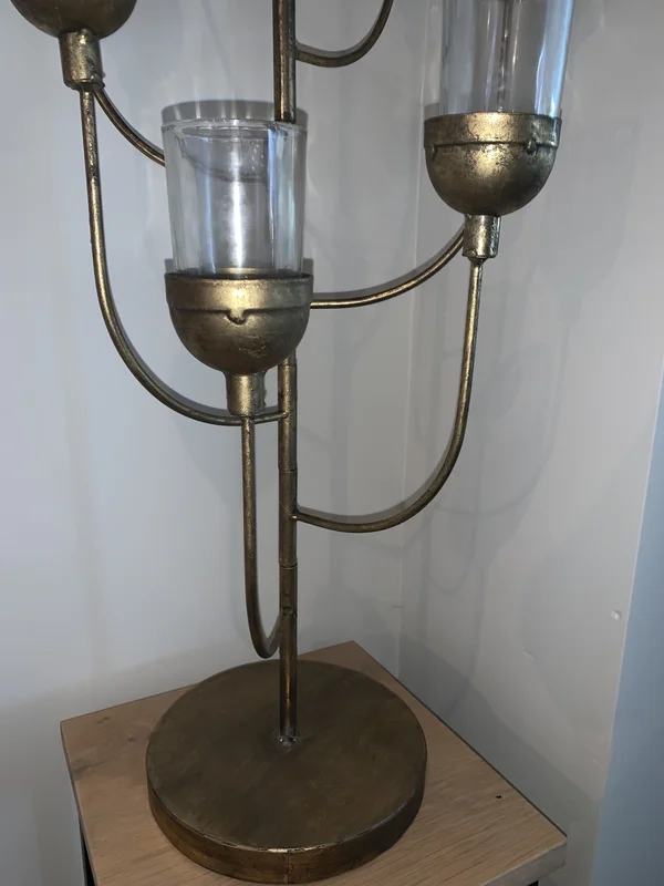 Kandelaar goud - Afbeelding 3