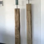 Staander in oude eik