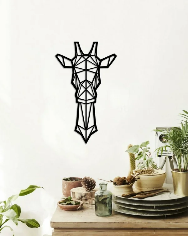 Lasergesneden Giraf - Afbeelding 3