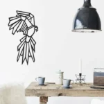 Lasergesneden Papegaai