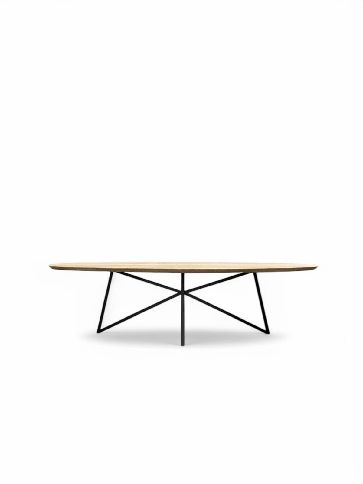 tafel in massieve eik fout ovaal fly