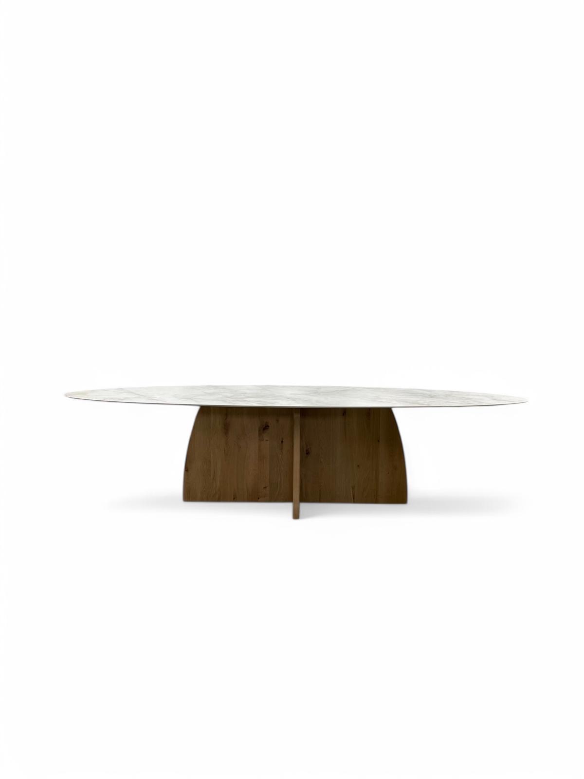 tafel keramiek ovaal Cono