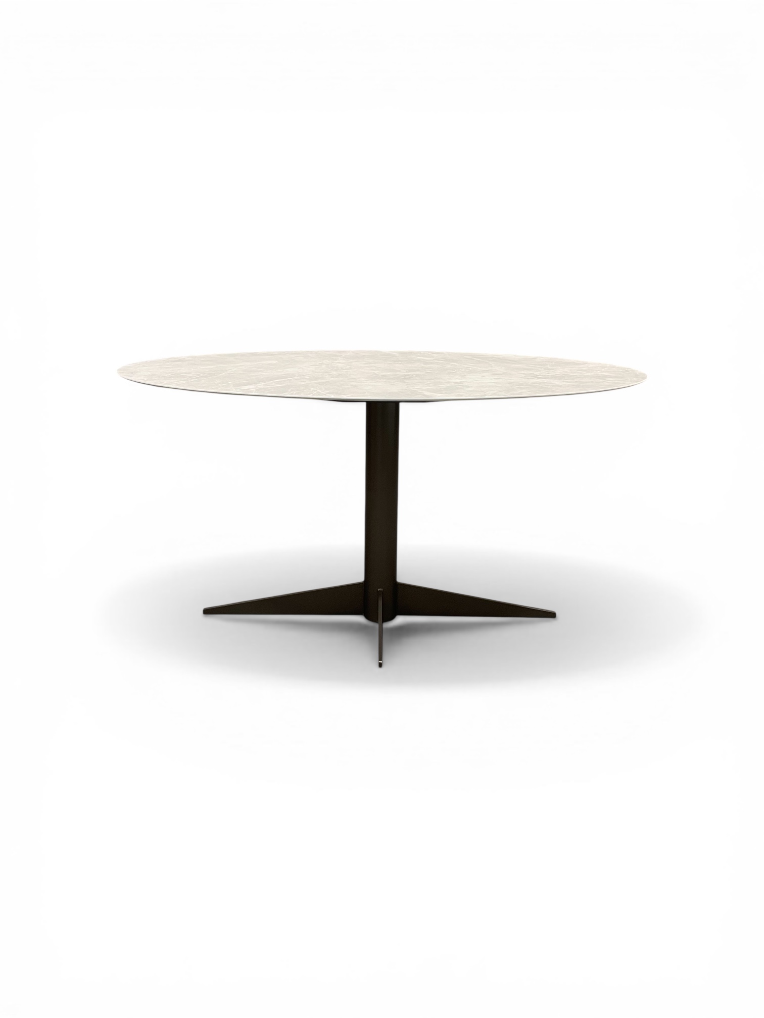 tafel keramiek fout ovaal T poot Perla