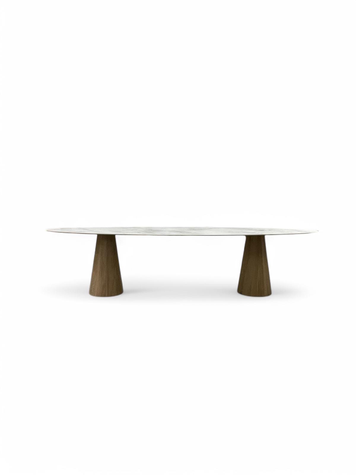 tafel keramiek ovaal Robu massief