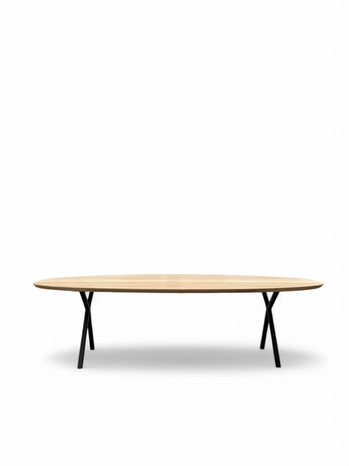 tafel in massieve eik fout ovaal oxford